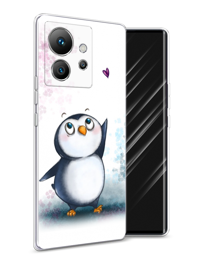 

Чехол Awog на Infinix Zero Ultra 5G "Пингвин и сердечко", Белый, 3102850-1