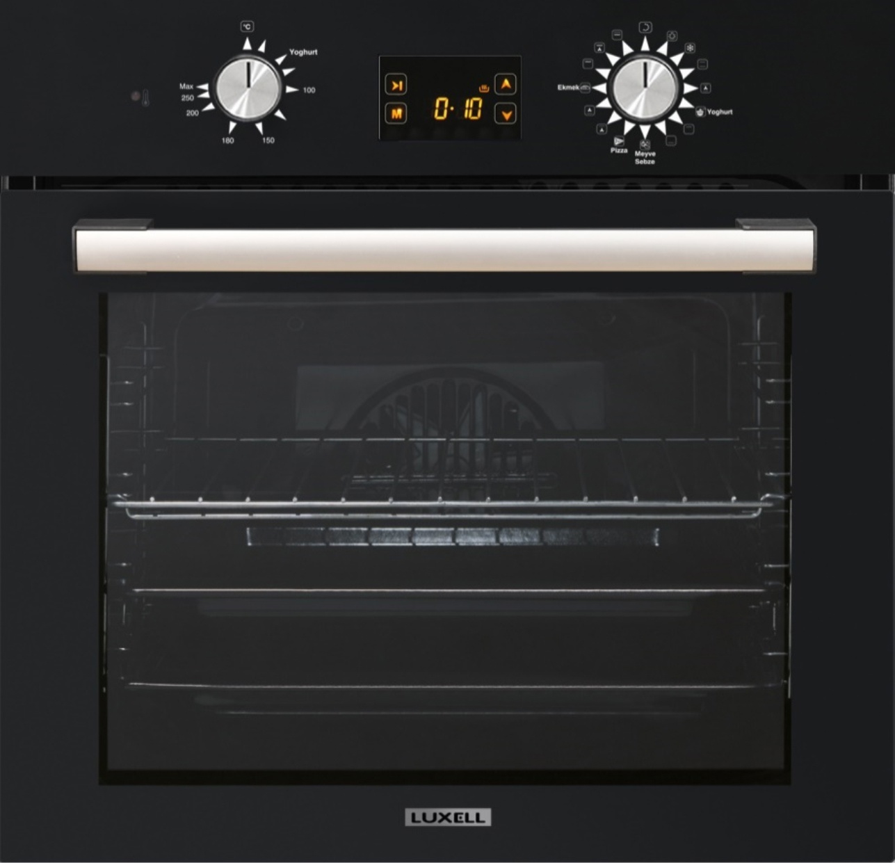 фото Встраиваемый электрический духовой шкаф luxell b66-sgf3 black