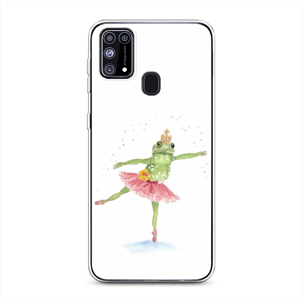 

Чехол на Samsung Galaxy M31 "Лягушка-балерина", Зеленый, 2100750-4