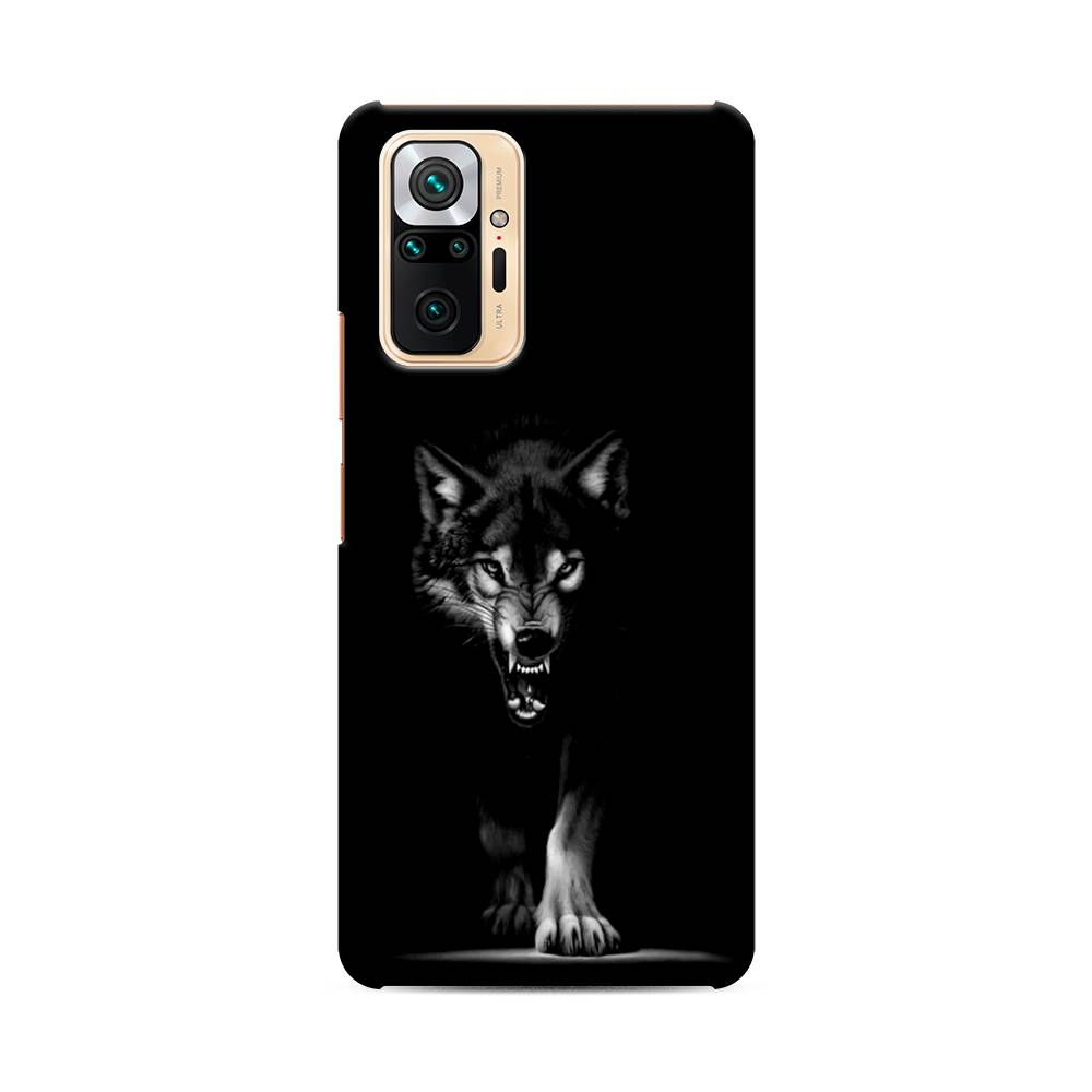 

Пластиковый чехол "Волк выходит из ночи" на Xiaomi Redmi Note 10 Pro, 310020-1