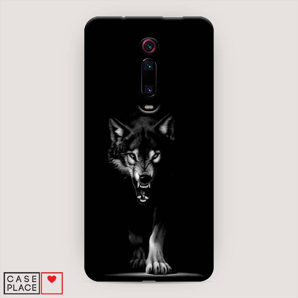 

Пластиковый чехол "Волк выходит из ночи" на Xiaomi Redmi K20, 35520-1