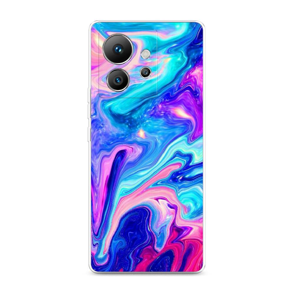 фото Чехол awog для infinix zero ultra 5g "потеки краски"