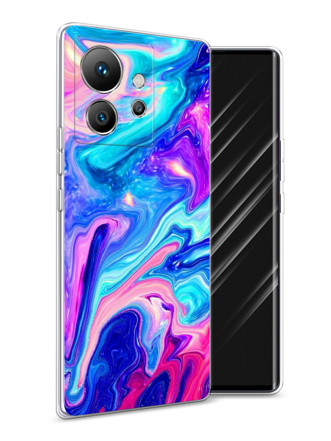 

Чехол Awog на Infinix Zero Ultra 5G "Потеки краски", Розовый, 3102850-10