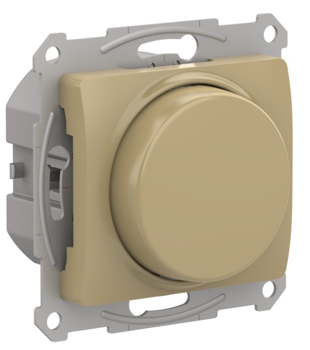 

Диммер встраиваемый SCHNEIDER ELECTRIC Glossa титан (механизм) 000430, Золотистый