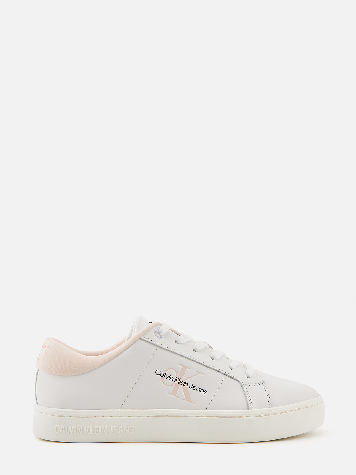 

Кеды женские Calvin Klein YW0YW01444 белые 38 RU, Белый, YW0YW01444