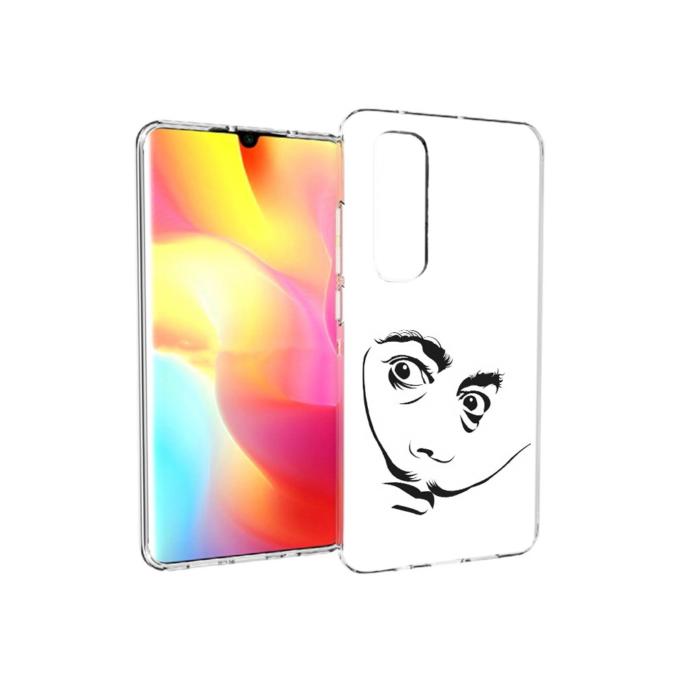 

Чехол MyPads Tocco для Xiaomi Mi Note 10 Lite мужчина с длинными усами (PT149714.254.487), Прозрачный, Tocco