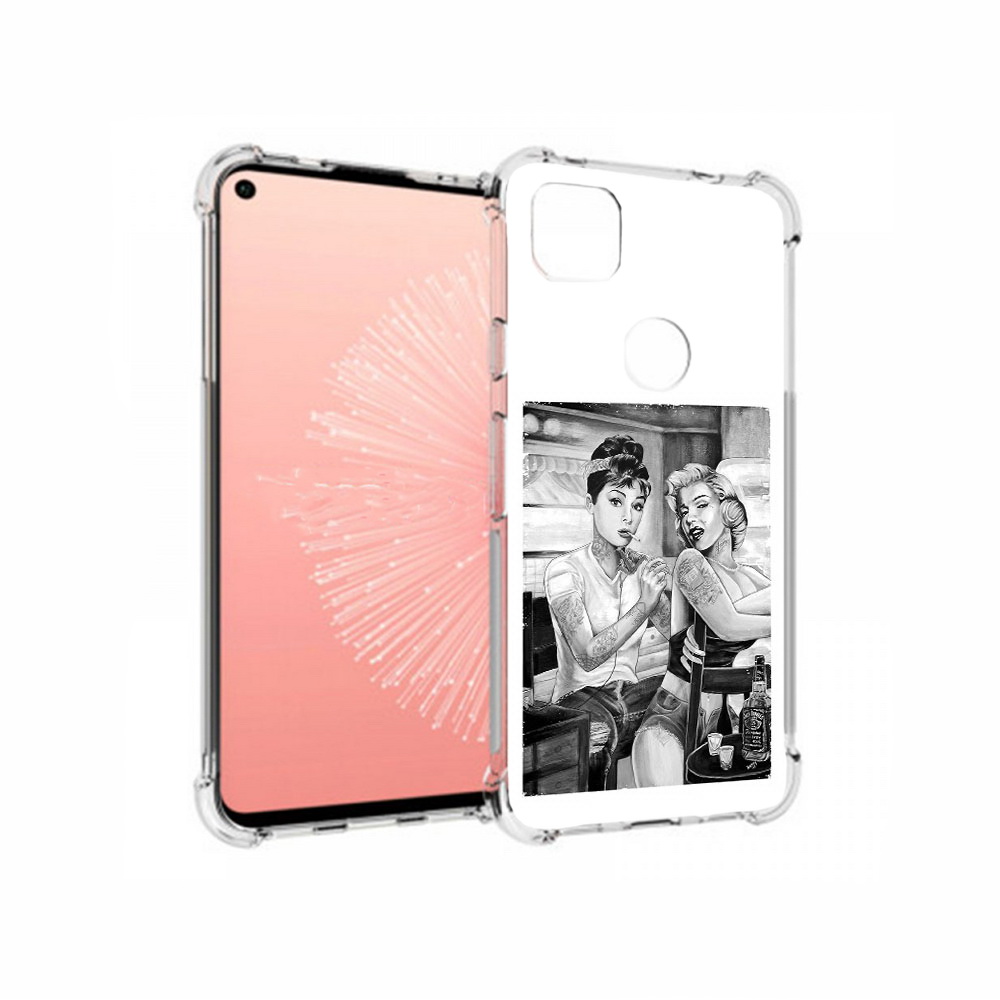 

Чехол MyPads Tocco для Google Pixel 4A тату мастер, Прозрачный, Tocco