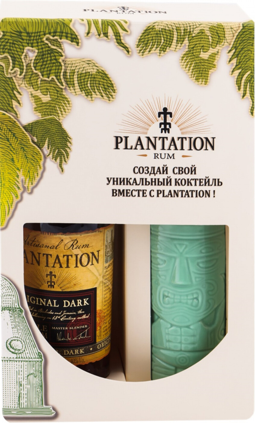 

Ром Plantation Original Dark, В Подарочной Коробке С Тики-Кружкой 0,7 Л