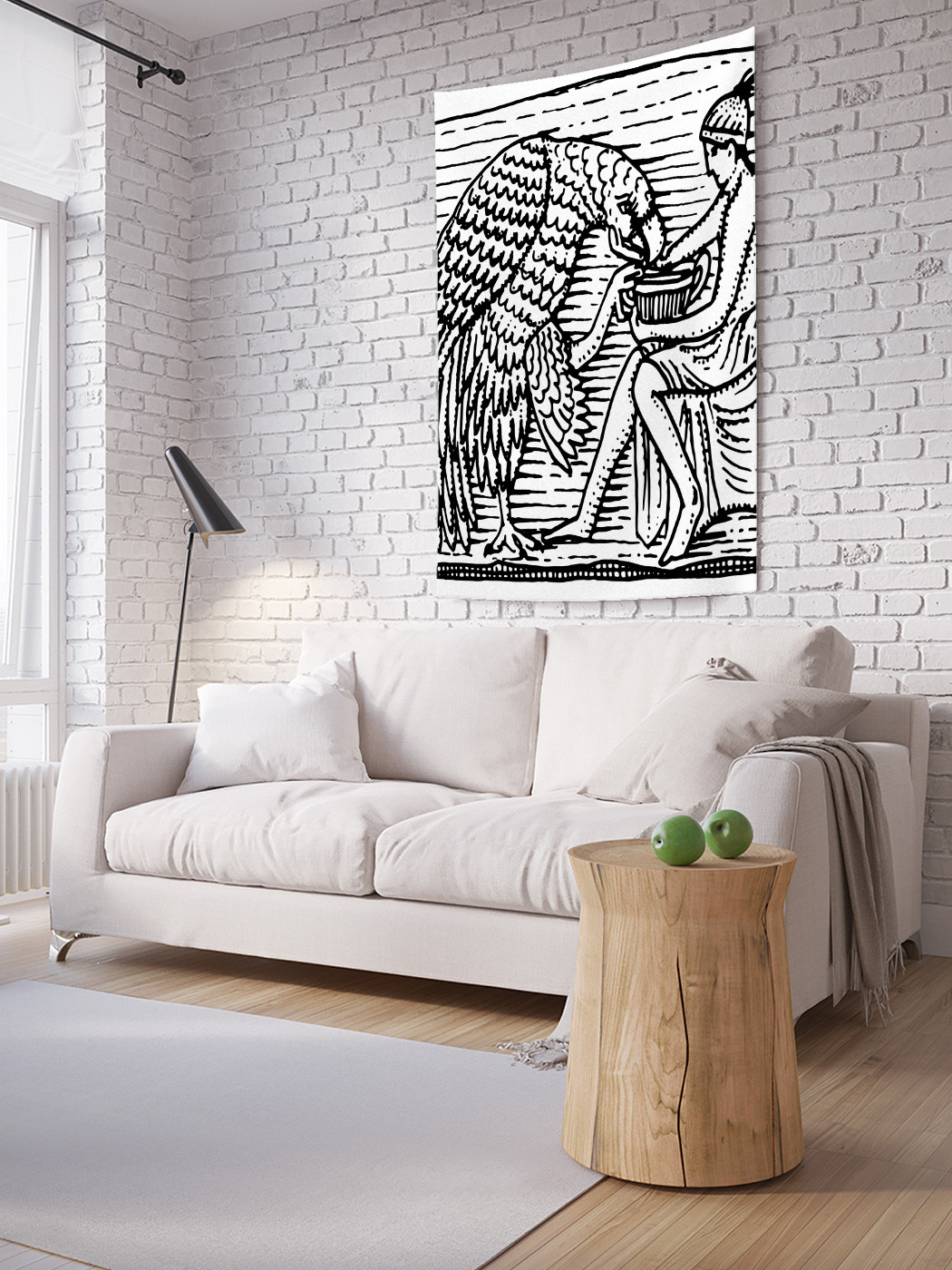 

Вертикальное фотопанно на стену JoyArty Воитель-охотник и царь 100x150 см, Воитель-охотник и царь