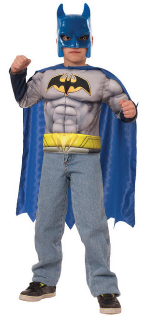 фото Костюм бэтмен с мускулами упрощённый детский rubie's