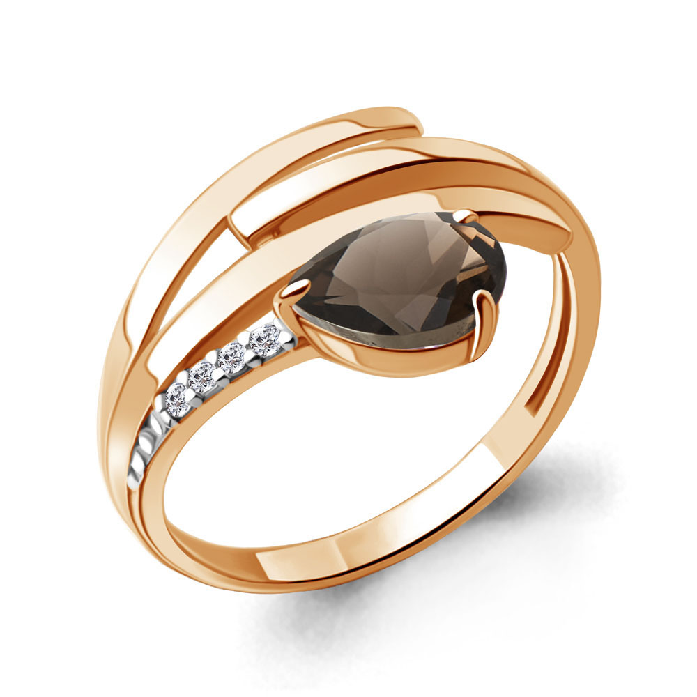 

Кольцо из серебра с кварцем Aquamarine Aquamarine 6959501А_925_з р, 6959501А_925_з