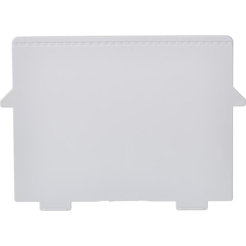 Пластиковый разделитель для картотеки Exacompta А6 горизонтальный серый 2шт