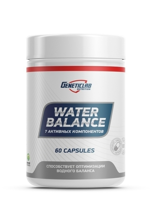 Витамины Geneticlab Water Balance, 60 капсул