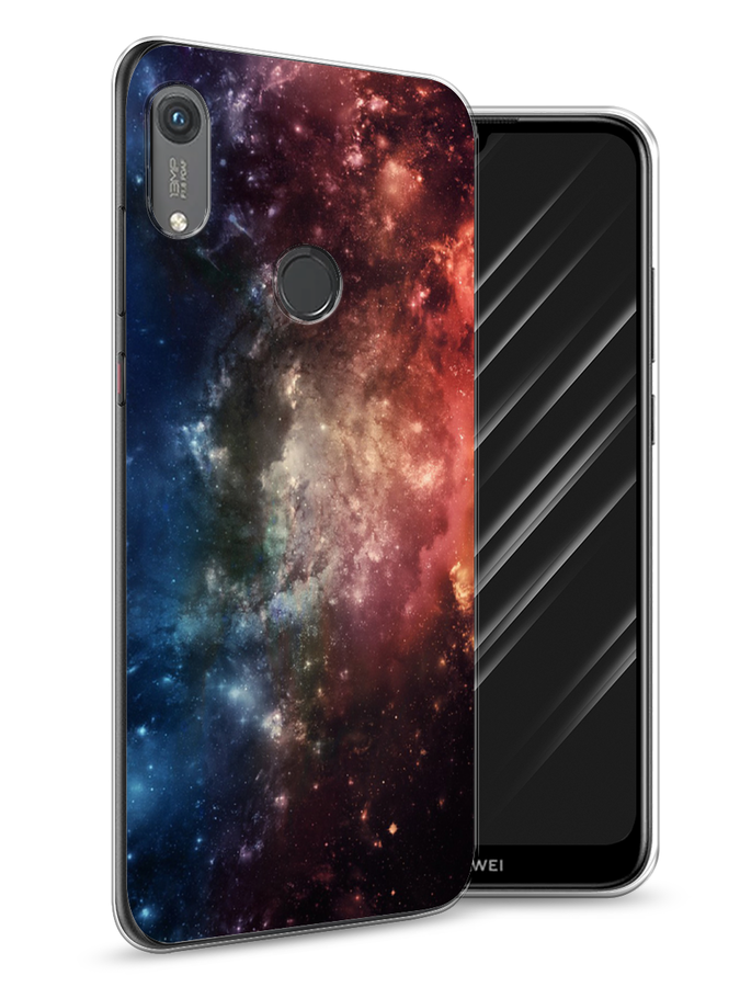 

Чехол Awog на Honor 8A (8A Pro/Prime) "Космос", Синий;бежевый;красный, 68750-4
