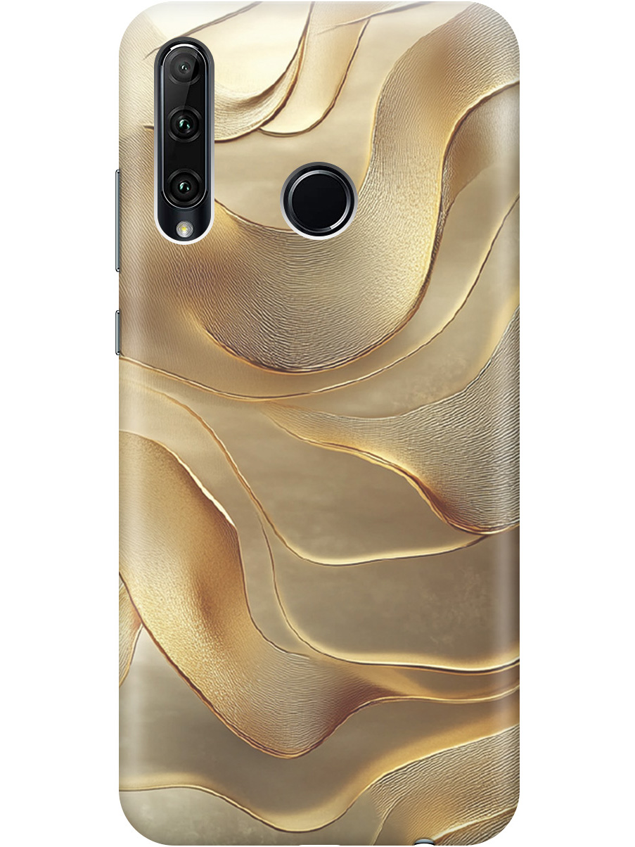 

Силиконовый чехол на Honor 10i / 20e с принтом "Золотистые волны", Прозрачный;бежевый;золотистый, 721096231