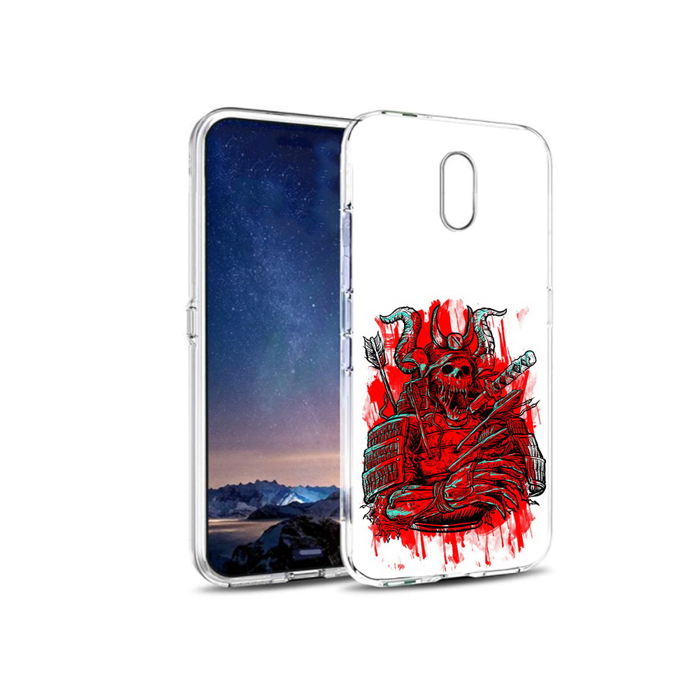

Чехол MyPads Tocco для BQ 5016G красный скелет воин, Прозрачный, Tocco