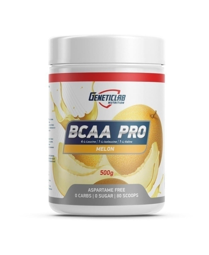 Аминокислоты Geneticlab BCAA Pro дыня, 500 г