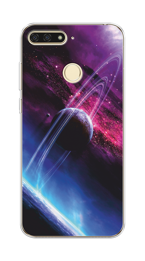 

Чехол Awog на Huawei Y6 Prime 2018 "Космос 18", Фиолетовый, 65750-4