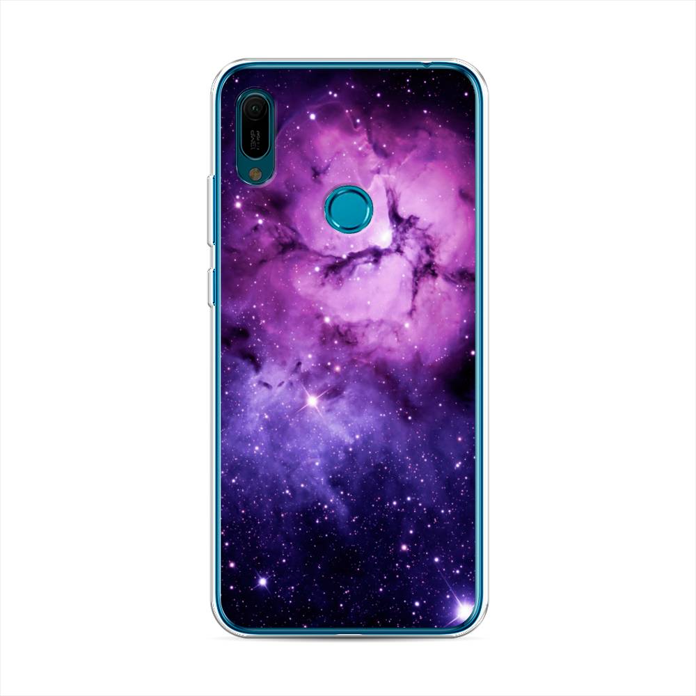 

Чехол Awog на Huawei Y6 2019 "Космос 18", Фиолетовый, 68650-4
