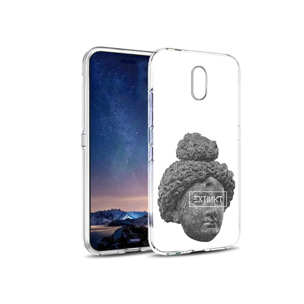 

Чехол MyPads Tocco для BQ 5016G каменное лицо девушки, Прозрачный, Tocco