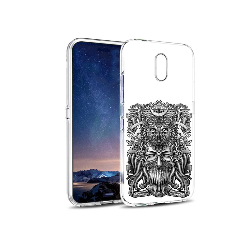 

Чехол MyPads Tocco для BQ 5016G зубастая сова, Прозрачный, Tocco