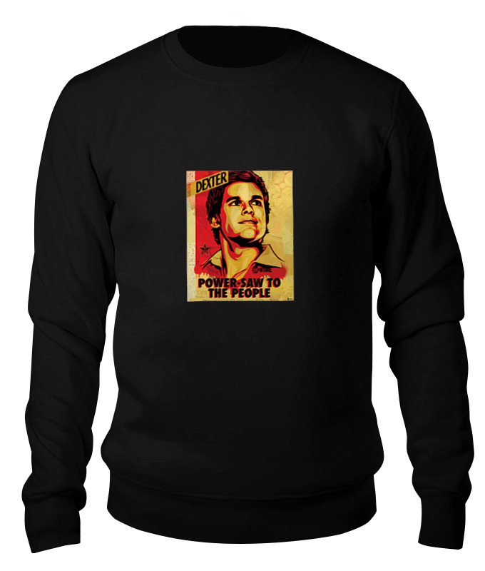 

Свитшот унисекс Printio Bacon (obey) черный 2XL, Bacon (obey)