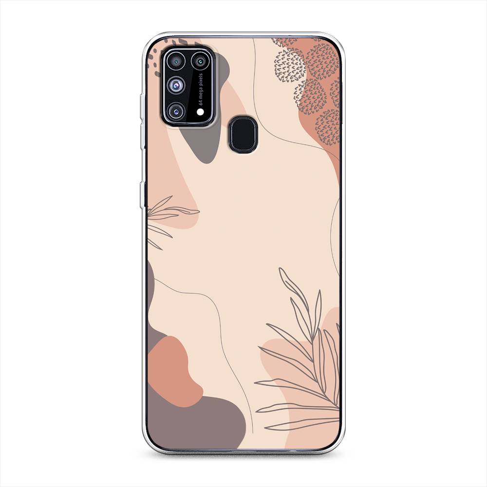 

Чехол на Samsung Galaxy M31 "Нюдовые тона", Коричневый;серый, 2100750-4
