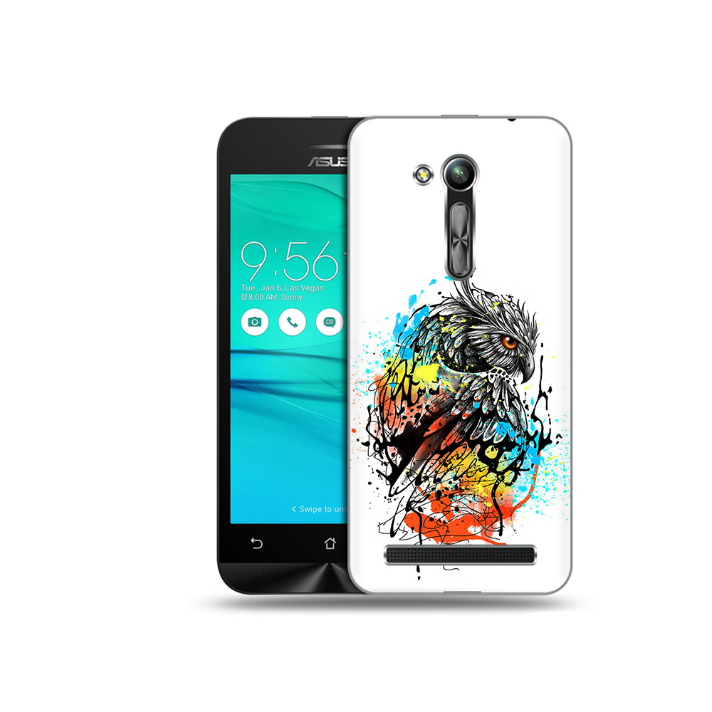 Чехол MyPads Tocco для Asus ZenFone Go (ZB452KG) Творческая сова