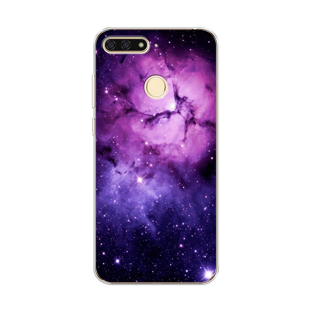 

Чехол Awog на Honor 7C "Космос 18", Фиолетовый, 64550-4