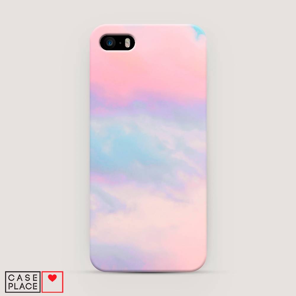 

Пластиковый чехол "Розовые облака" на Apple iPhone 5, 10320-2