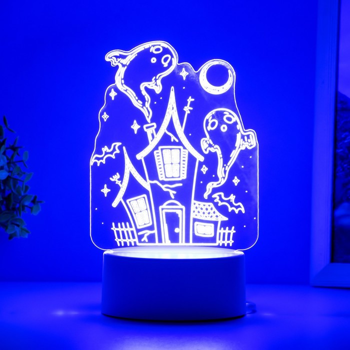 

Светильник Risalux Призраки LED белый 11х9,5х15 см