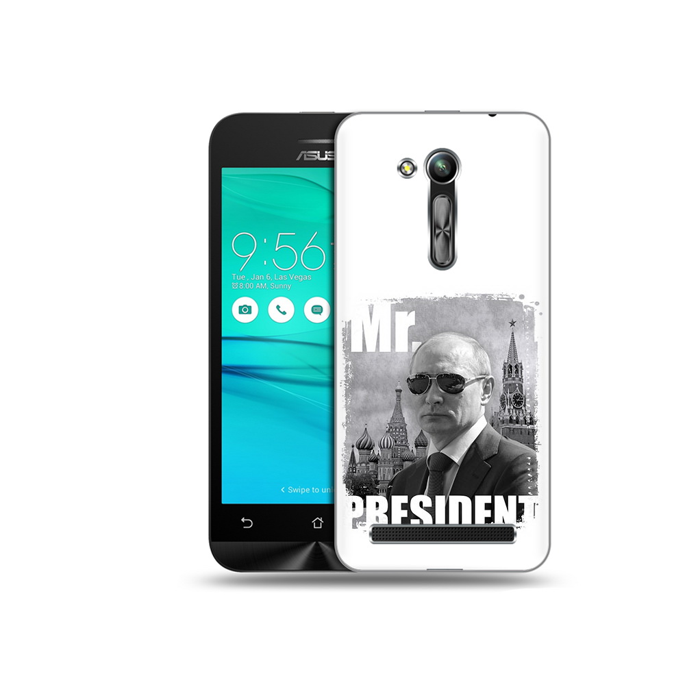 

Чехол MyPads Tocco для Asus ZenFone Go (ZB452KG) Путин, Прозрачный, Tocco