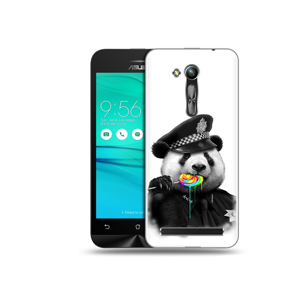 

Чехол MyPads Tocco для Asus ZenFone Go (ZB452KG) Панда полиция, Прозрачный, Tocco