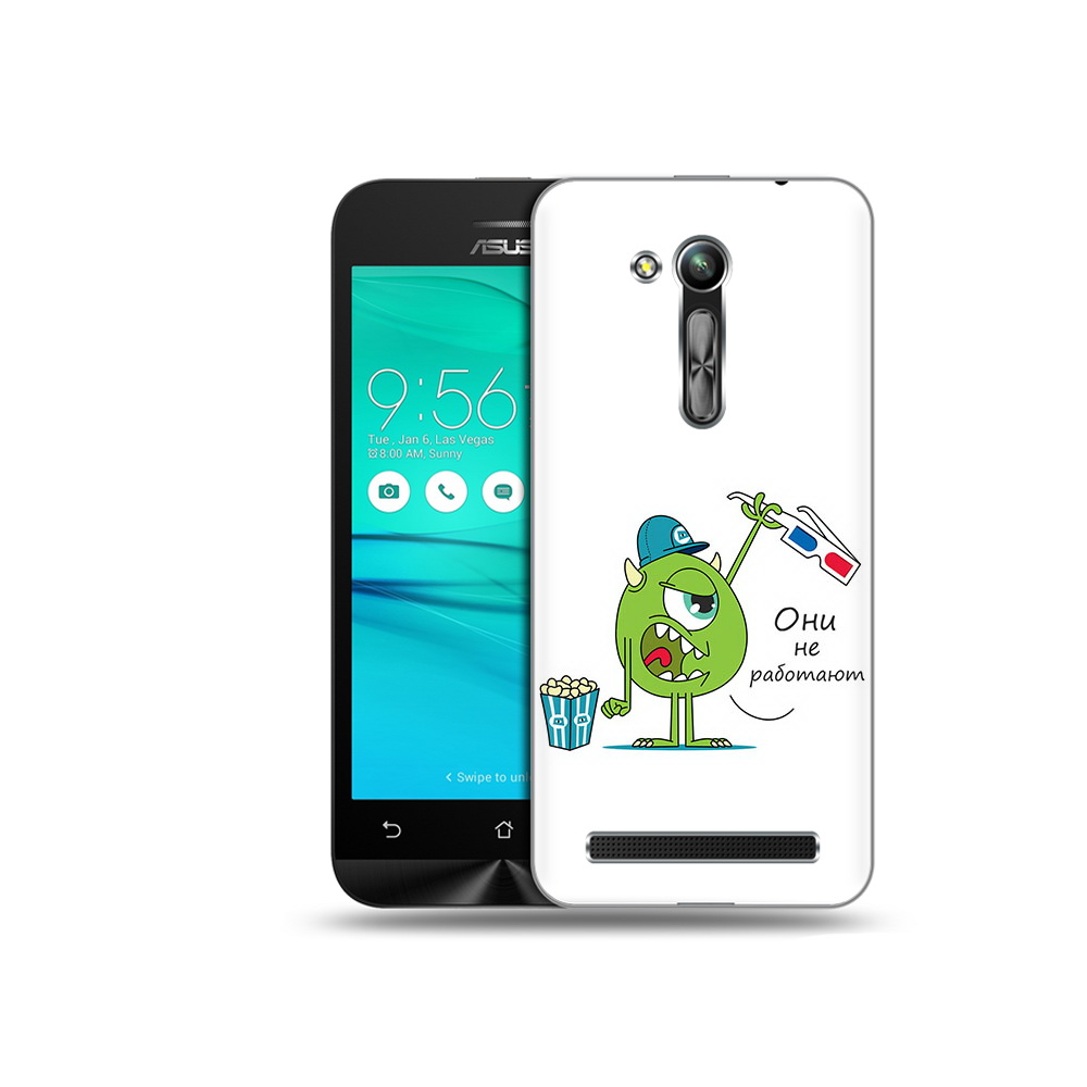Чехол MyPads Tocco для Asus ZenFone Go (ZB452KG) Очки не работают