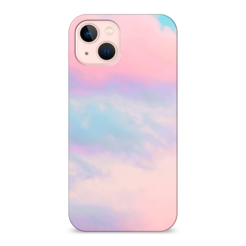 

Пластиковый чехол "Розовые облака" на Apple iPhone 13, 14220-2