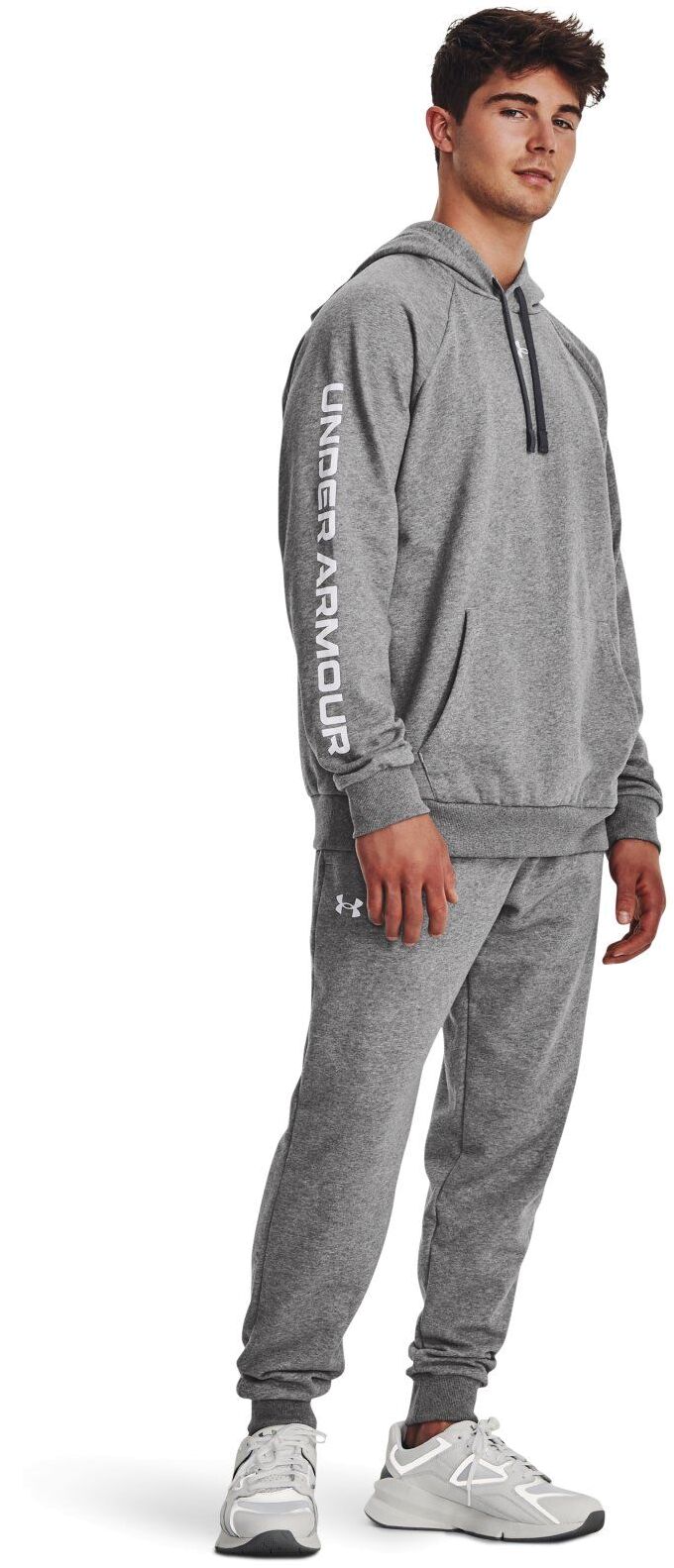 Костюм мужской UNDER ARMOUR Rival Fleece Suit серый LGT