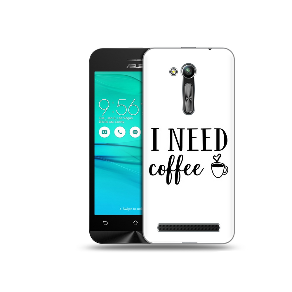 

Чехол MyPads Tocco для Asus ZenFone Go (ZB452KG) Мне нужен кофе, Прозрачный, Tocco