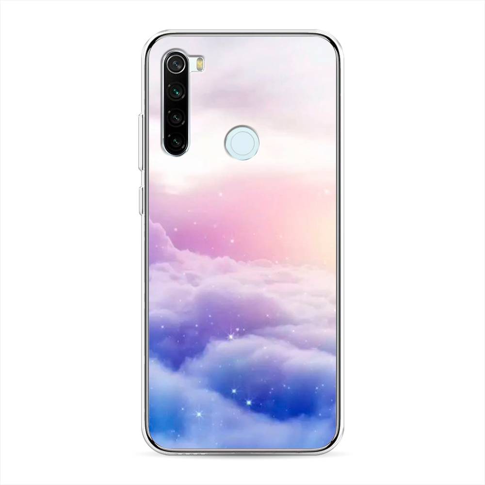 

Чехол на Xiaomi Redmi Note 8T "Небеса", Голубой;белый;розовый, 37450-2