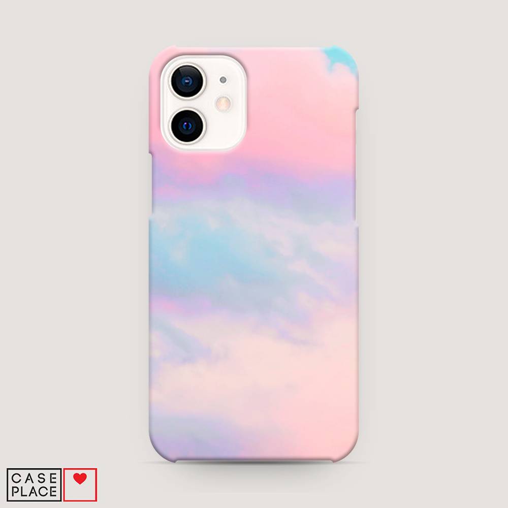

Пластиковый чехол "Розовые облака" на Apple iPhone 12 mini, 12620-2
