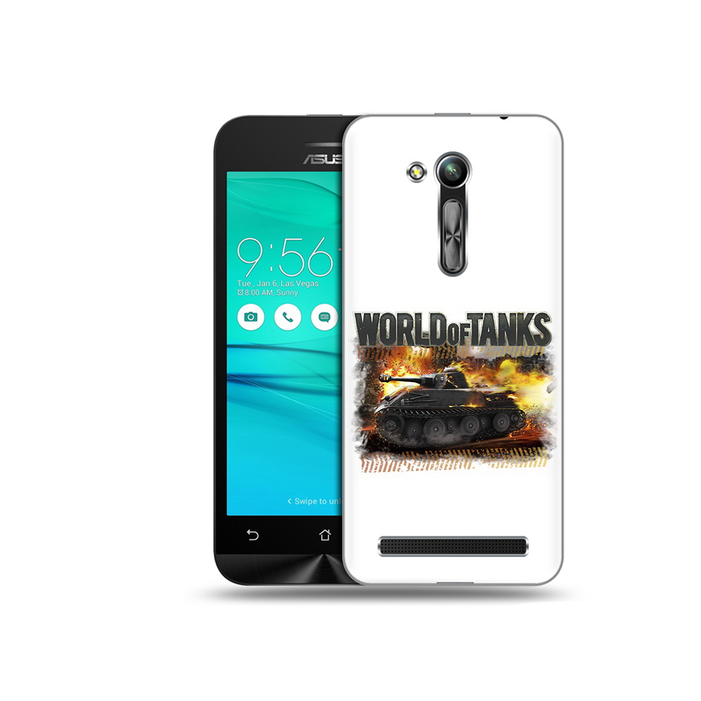

Чехол MyPads Tocco для Asus ZenFone Go (ZB452KG) Мир танков-2, Прозрачный, Tocco