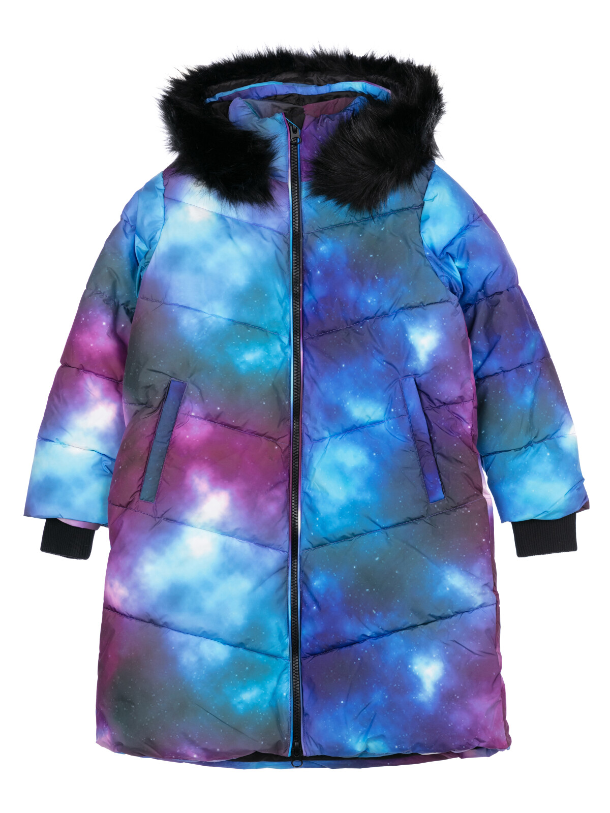 Пальто текстильное с полиуретановым покрытием для девочек PlayToday, цветной, 146