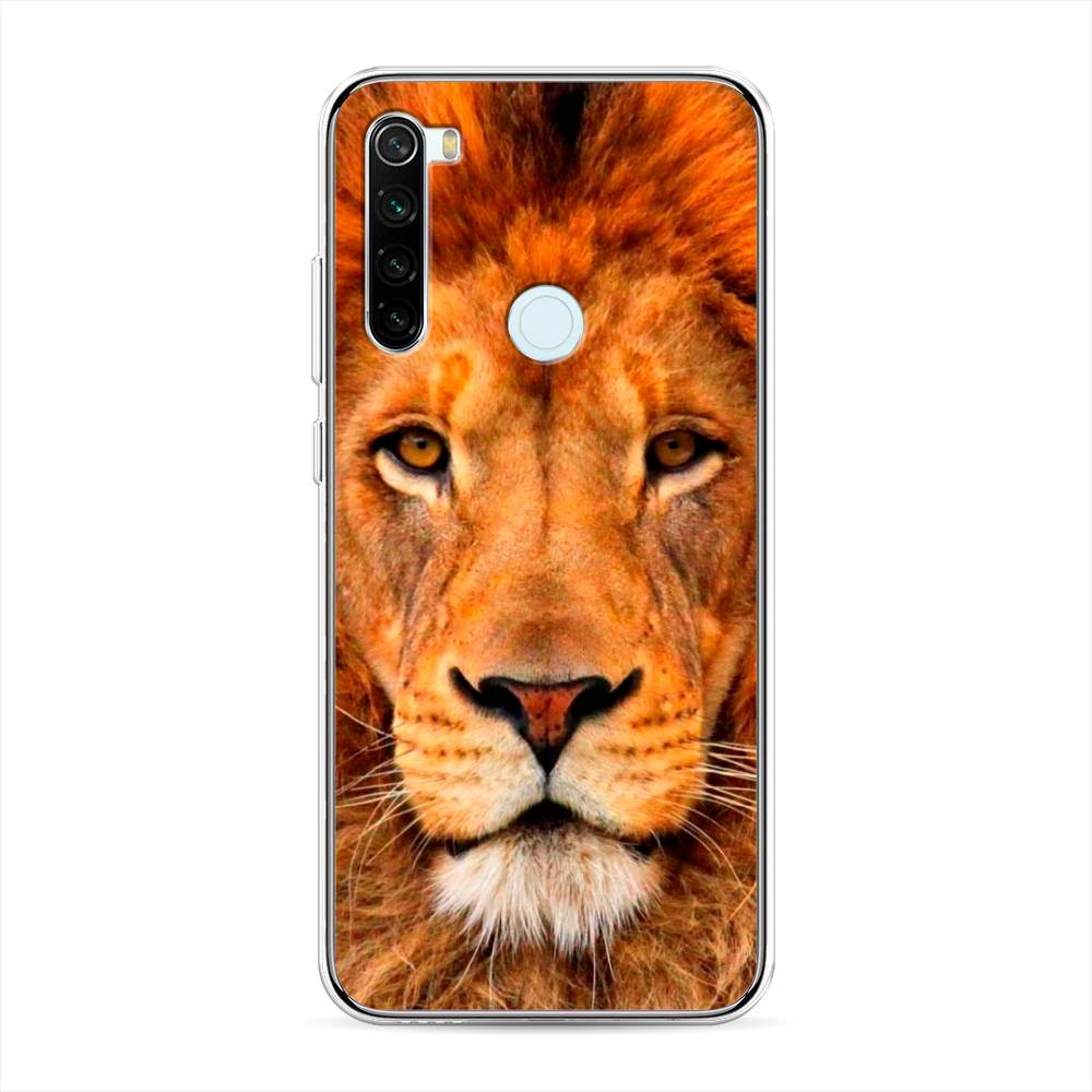 

Чехол на Xiaomi Redmi Note 8T "Благородный лев", Оранжевый, 37450-1