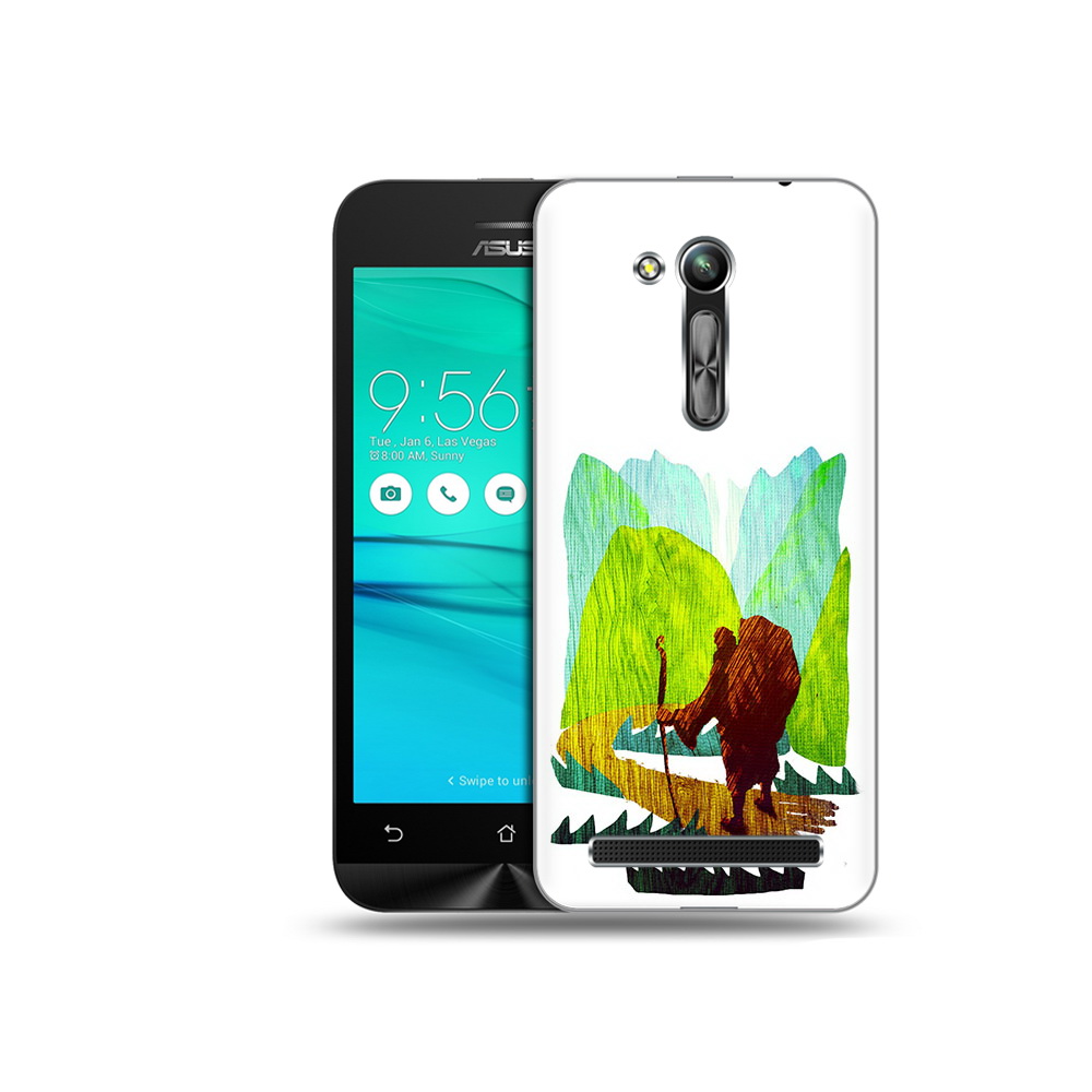 

Чехол MyPads Tocco для Asus ZenFone Go (ZB452KG) Лесная тропа, Прозрачный, Tocco