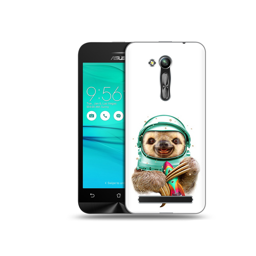 

Чехол MyPads Tocco для Asus ZenFone Go (ZB452KG) Ленивец астронавт, Прозрачный, Tocco