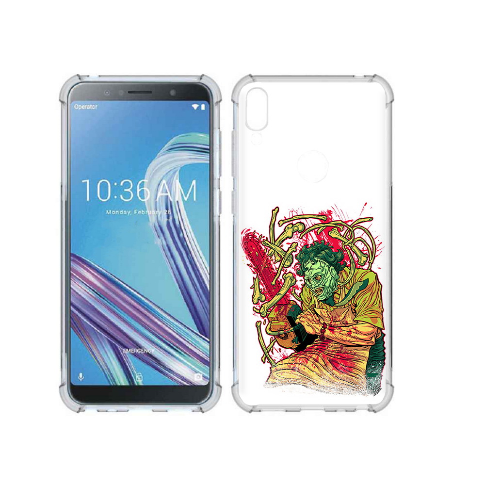 

Чехол MyPads Tocco для Asus ZenFone Max Pro (ZB602KL) яркий мясник, Прозрачный, Tocco