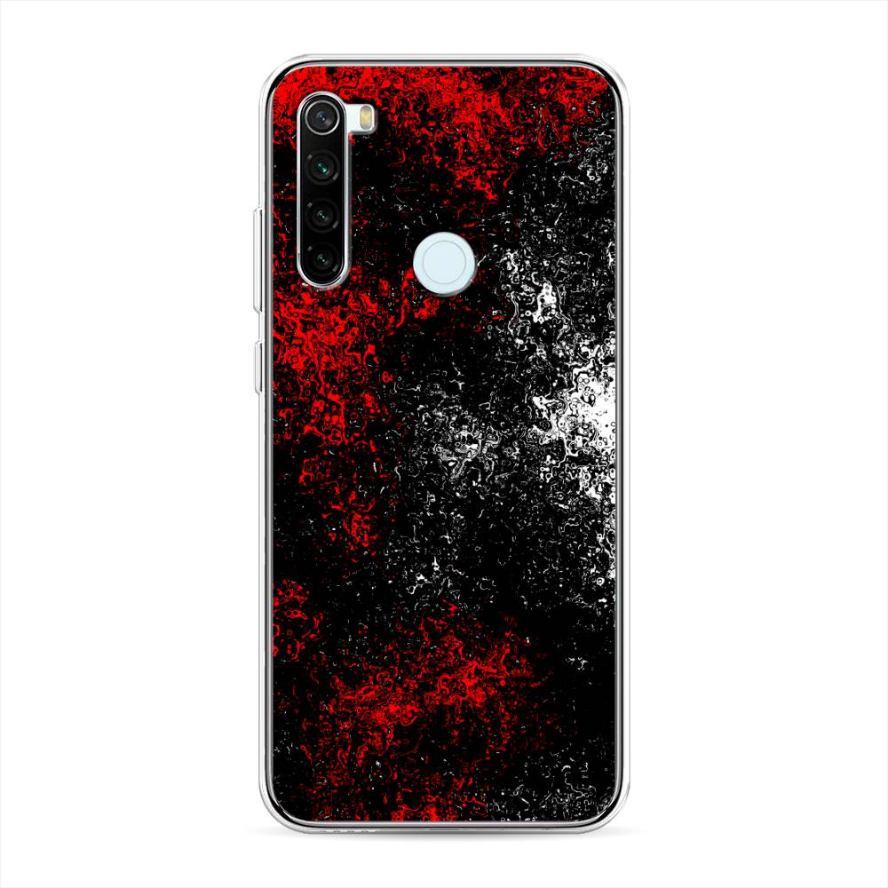 

Чехол для Xiaomi Redmi Note 8T "Монотипия", Красный;черный;белый, 37450-3