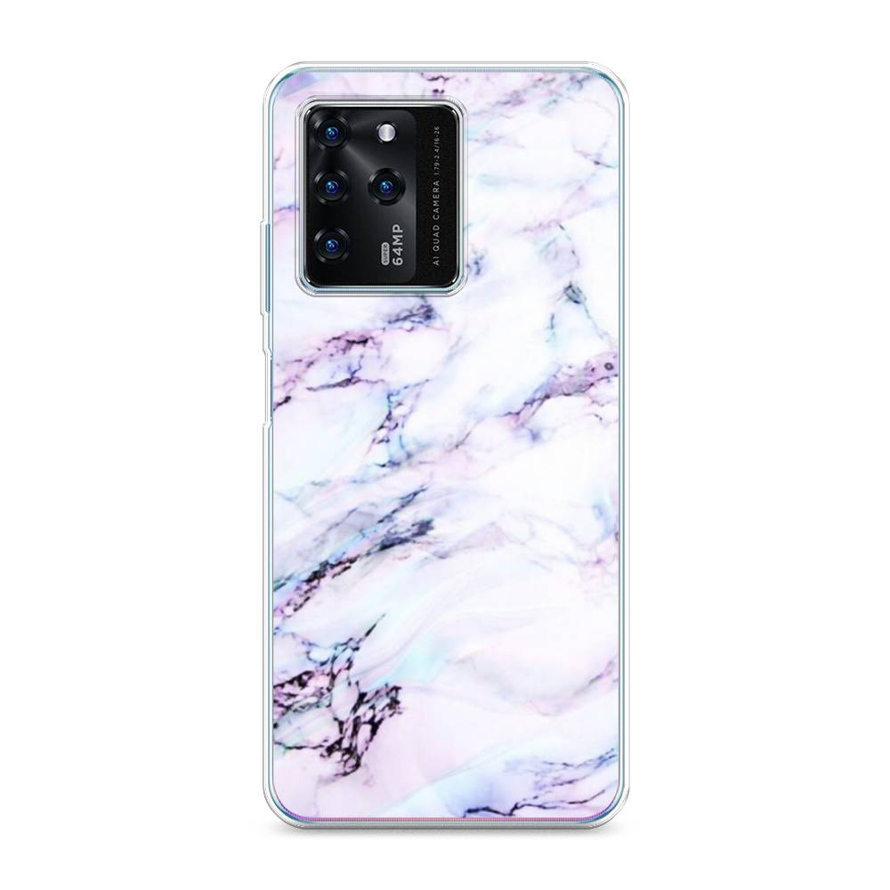 

Чехол на ZTE Blade V30 "Радужный мрамор", Серый;фиолетовый, 135350-3