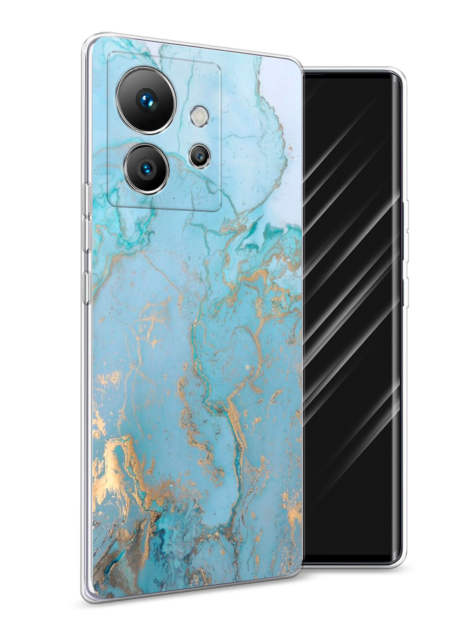 

Чехол Awog на Infinix Zero Ultra 5G "Голубой мрамор рисунок", 3102850-3