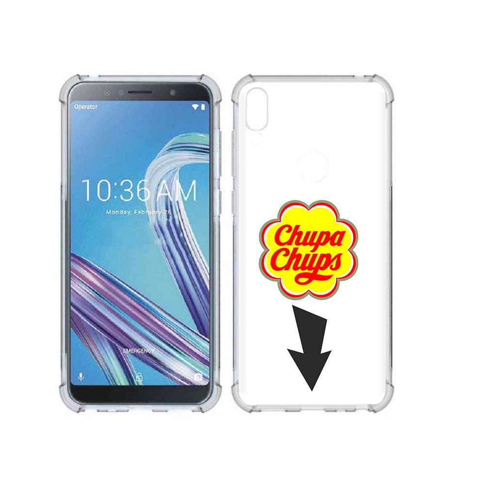 

Чехол MyPads Tocco для Asus ZenFone Max Pro (ZB602KL) чупа чупс, Прозрачный, Tocco
