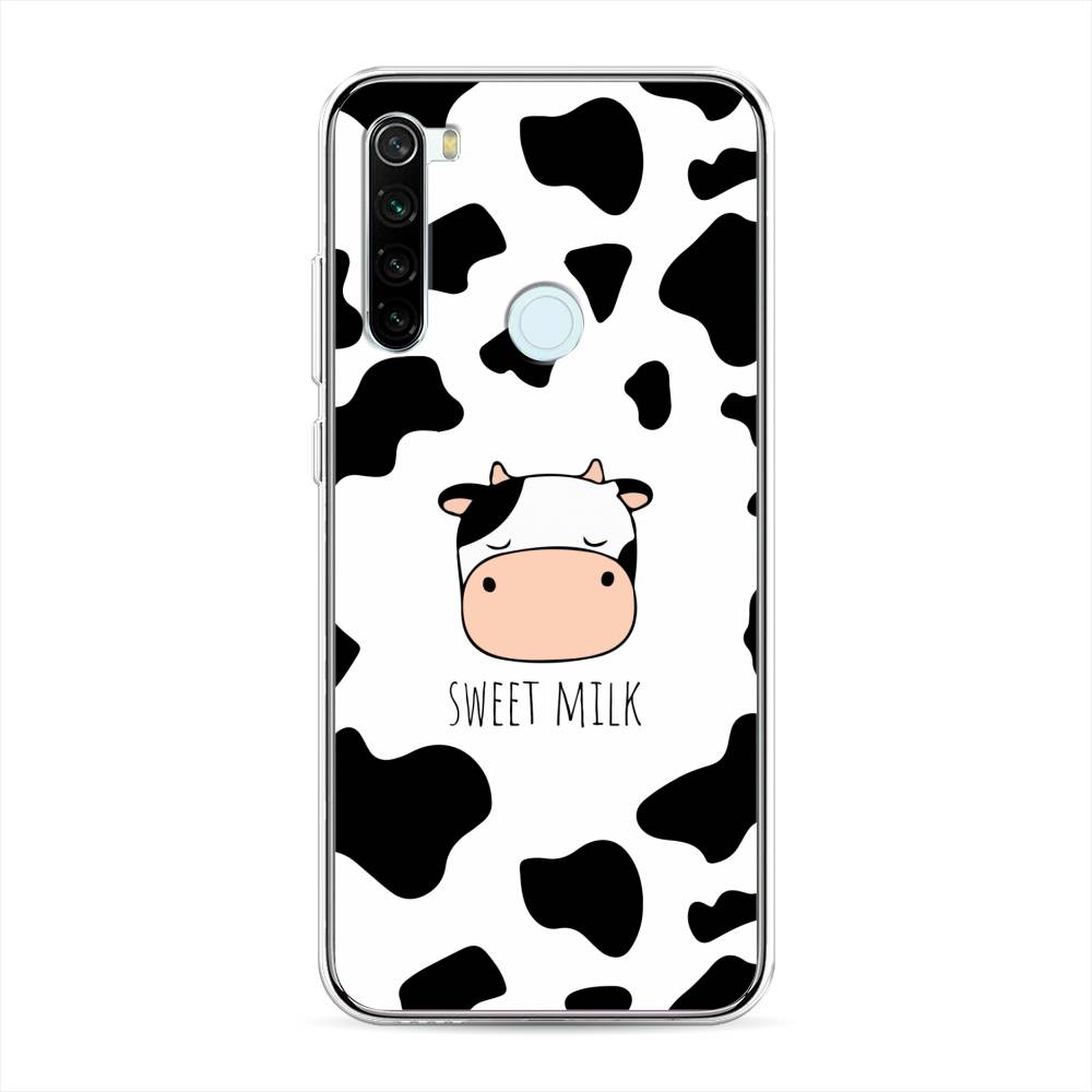 

Чехол на Xiaomi Redmi Note 8T "Sweet milk", Розовый;белый;черный, 37450-1
